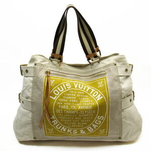 Louis Vuitton Cruise Line Globe Shopper Tote Bag Yellow Canvas classic